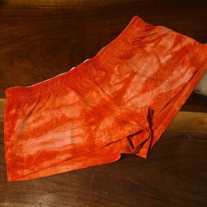 Lucky Brand Floral Orange Micro Shorts